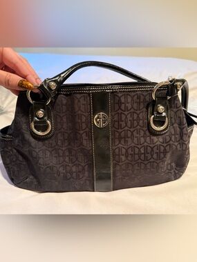 Giani Bernini Stylish Black Patterned Women's Handbag